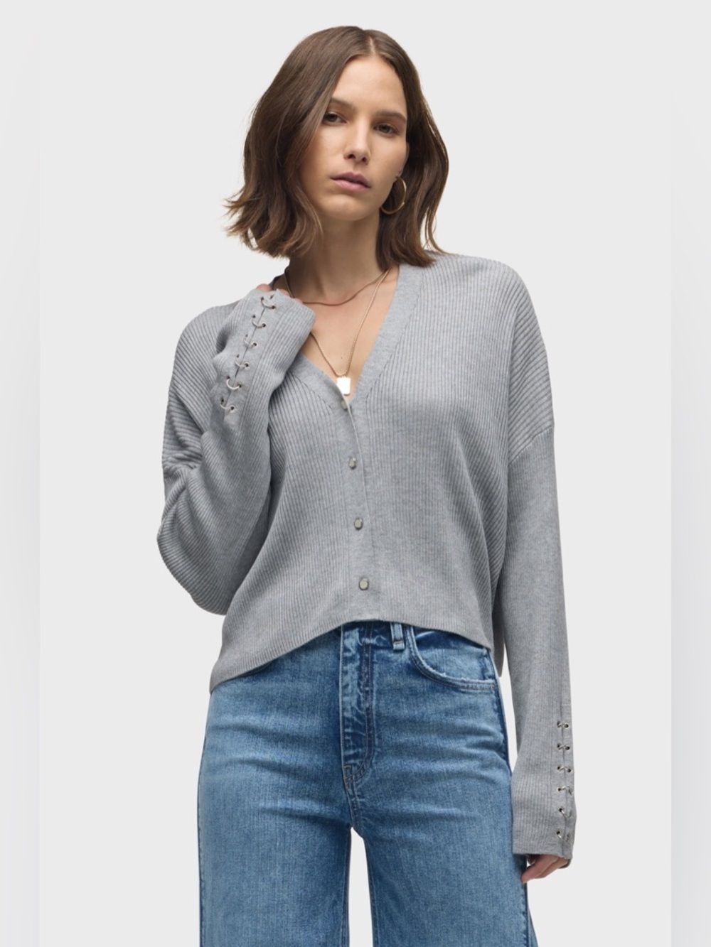 *NWT* Hudson Boxy Cardi in High Rise